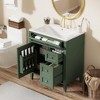 NicBex 30" Bathroom Storage Cabinet with Sink, Morden Bathroom Vanity, 2 Drawers and 1 Spacious Cabinet Door for Bathroom - 4 of 4