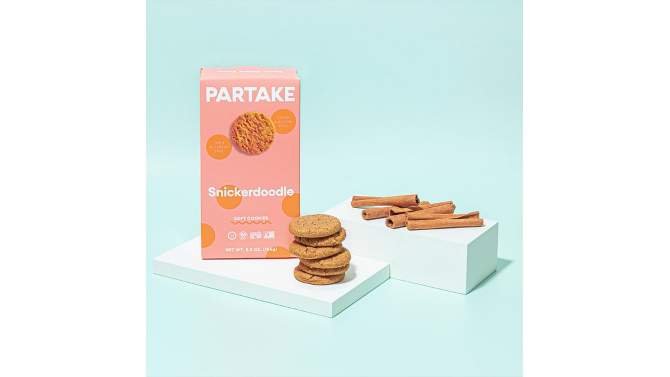 Partake Gluten Free Vegan Soft Baked Snickerdoodle Cookies - 5.5oz, 2 of 7, play video