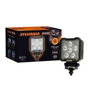 SYLVANIA - Rugged 3.5 Inch Cube LED Light Pod - Lifetime Limited Warranty - Flood light 2550 Raw Lumens- for Truck, Car, Boat, ATV, 4x4 (1 PC) - 1 of 4