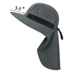Tirrinia Wide Brim Sun Hat with Neck and Ear Flap, UV Sun Protection for Fishing Hiking Outdoor Camping Activities for Women Men - 2 of 4