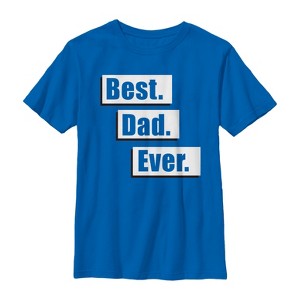 Boy's Lost Gods Father's Day Best Dad Ever Fact T-Shirt - 1 of 4