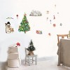 Slickblue Cozy Christmas Wall Art Decals 13"x23.5", Vinyl Stickers for Your Home’s Holiday Makeover, 2 Designs - 2 of 3