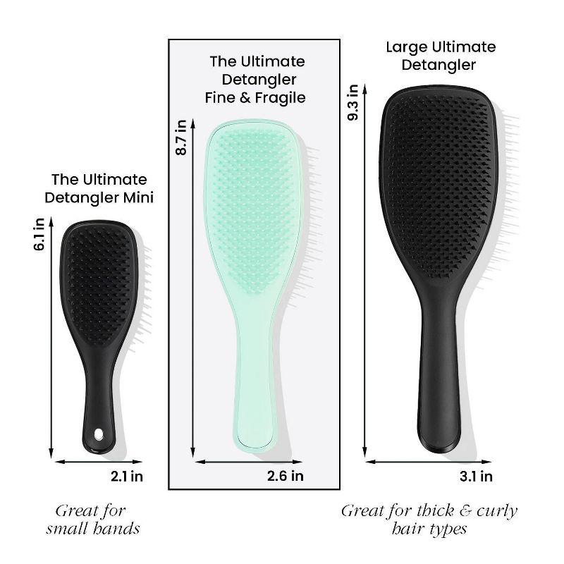 Tangle Teezer Ultimate Detangler Fine &#38; Fragile Hair Brush - Jade Lagoon, 5 of 8