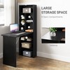 Aghana Digitals Wall-Mounted Foldable Home Office Desk with Blackboard, Storage Shelves & 2-in-1 - 4 of 4