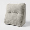 Sherpa Wedge Bed Rest Pillow - Room Essentials™ - image 3 of 4