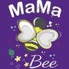 Women's Design By Humans Mama Bee Floral Pattern By Aminemangaka1 Racerback Tank Top - 2 of 2