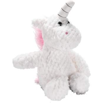 CHILDLIKE BEHAVIOR Plush Unicorn Stuffed Animal, White and Pink