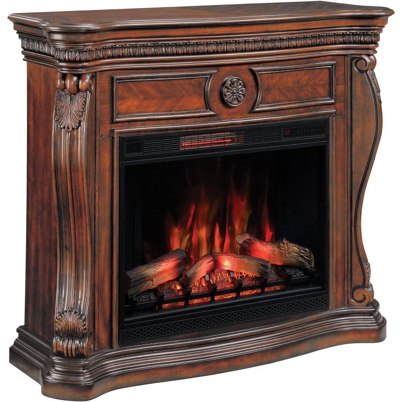ClassicFlame Lexington Infrared Electric Fireplace Mantel - Empire Cherry, 33WM881-C232, 1 of 3