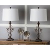 Birdsong Table Lamp (Set of 2) - 28 Inch Height - LIT4325 - Oil Rub Bronze - Safavieh - 2 of 4