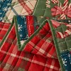 Christmas Patchwork Bedding Set,3-Piece,Featuring Gingerbread Houses/Snowflakes and Christmas Trees,Adds Festive Cheer to Your Bedroom - 4 of 4