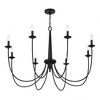 Savoy House Stonecrest 8 - Light Chandelier in  Matte Black - 3 of 4
