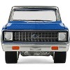 1972 Chevrolet Cheyenne C10 Short Bed Truck Electric Blue and Gunmetal Gray Metallic 1/64 Diecast Model Car by Greenlight - 4 of 4