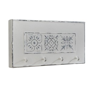Park Designs Distressed Tile Key Hook - 1 of 3
