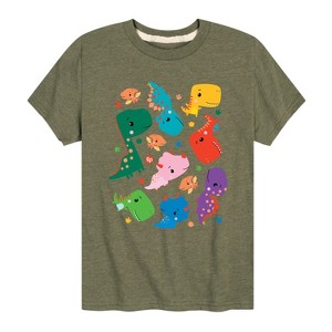 Boys' - Fisher-Price - Dinosaur Pattern Short Sleeve Graphic T-Shirt - 1 of 4