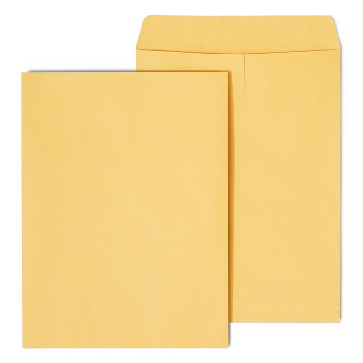 HITOUCH BUSINESS SERVICES Gummed Catalog Envelopes 9"L x 12"H Brown 250/Box 486940/17032