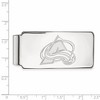 Black Bow Jewelry 10k White Gold Colorado Avalanche NHL Money Clip - 2 of 3
