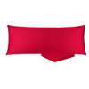 PiccoCasa 100% Cotton 250 Thread Count Envelope Closure Soft Body Pillowcase 1 Pc - 4 of 4