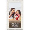 PosterPalooza | Panoramic Ornate White Picture Frame - UV Acrylic, Foam Board Backing, Hanging Hardware - 2 of 4