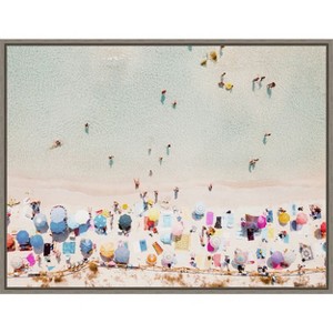Amanti Art Ventura Beach by Krista Broadway Canvas Wall Art Print Framed 24 x 18-in. - 1 of 4