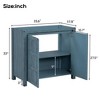 36 inch bathroom vanity storage cabinet with customizable shelves - 4 of 4