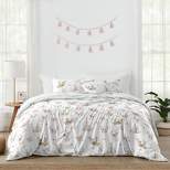 3pc Queen Deer Floral Bedding Set - Sweet Jojo Designs
