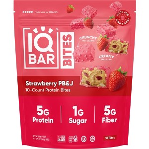 IQBAR Strawberry Protein Bites - 5g Protein - 8oz : Target