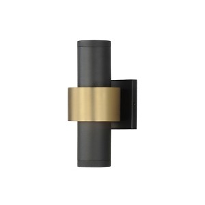 ET2 Lighting Reveal 3 - Light Wall Light in  Black/Gold - 1 of 1