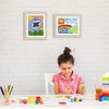 Americanflat Kids Artwork Picture Frame in Light Wood- Displays 8.5x11" With Mat and 10x12.5" Without Mat -  2 Pack - 4 of 4
