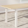 5 Pieces Dining Table Set - For 4-6, 63" Extendable Dining Room Table Set, Kitchen Table with Upholstered Benches and Stools, Ideal for Small Space - 4 of 4