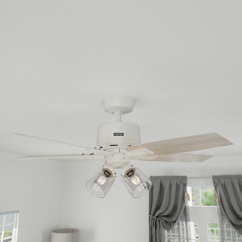 44" Gatlinburg Ceiling Fan with Light Kit and Handheld Remote (Includes LED Light Bulb) - Hunter Fan, 5 of 14