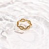 EVRY JEWELS WATERPROOF Gold or Silver Plated Stainless Steel Unbroken Ring - 3 of 3