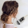 Unique Bargains Women's Classic Oval Hair Pins 4.92"x1.34"x0.79" 1 Pc - 2 of 3
