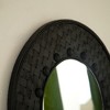 FONTOI Solea Hand Woven Black Bamboo Wall Hanging Circle Mirror Decorative Accent for Bedroom Living Room or Entryway, Black, 23.62"*23.62"*0.87" - 4 of 4