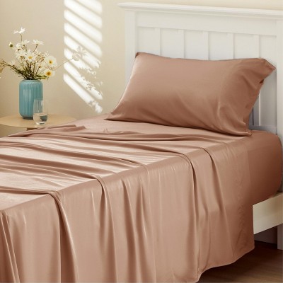 Bedsure | Rayon Derived from Bamboo Sheet Set Stay Cool & Comfy