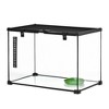 Pawhut 14 Gallon Reptile Glass Terrarium Tank, Breeding Box Full View ...