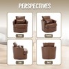 CAVINAS 360 Degree Swivel Barrel Chair Comfy Round Accent Sofa Chair Lounge Chair for Living Room - 3 of 4