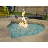 Recycled Fire Pit Fire Glass - Misty Blue - AZ Patio Heaters - image 3 of 4