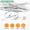 Unique Bargains Reusable Metal Twist Ties Bread Candy Bags 800 Pcs - 2 of 4