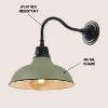 JONATHAN Y Aurora Farmhouse Industrial Indoor/Outdoor Iron LED Gooseneck Arm Outdoor Sconce - 3 of 4