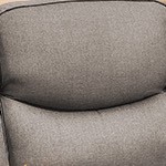 gray cushion/gray wicker