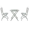 Belen Patio Outdoor Bistro Set  - Safavieh - image 3 of 4