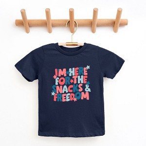 The Juniper Shop I'm Here For The Snacks Toddler Short Sleeve Tee - 1 of 2