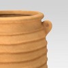 Indoor/Outdoor Earthenware Ribbed Planter Terracotta - Opalhouse™ designed with Jungalow™ - image 4 of 4