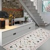 Farmhouse Hallway Rugs 2x6 Non-Slip Runner Rugs, Non-Shedding Natural Indoor Carpet, Stain-Resistant Ultra-Thin Floor Carpet Mats for Bedroom - 3 of 4