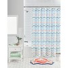 LunaLulinlk Fabric Shower Curtain with Hooks - 2 of 4