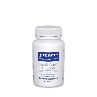 Pure Encapsulations PureBi•Ome Intensive - Hypoallergenic Multi-Strain Probiotic Blend to Support Healthy Intestinal Microflora Balance - 30 Capsules