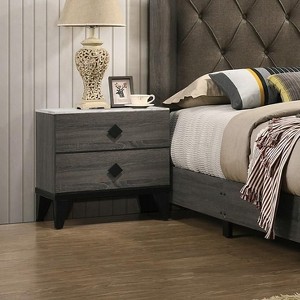 Sapphtopaz Night Stand with Drawers and Handles Wood Nightstand Entryway Table for Bedroom, Living Room - 1 of 4