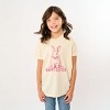 The Juniper Shop Happy Easter Bunny Outline Youth Short Sleeve Tee - 4 of 4