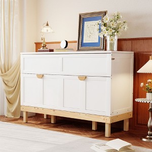 Whisen Queen Size Murphy Bed, Space-Saving, Durable Construction, Simple Setup with Hardware - 1 of 4