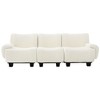 94.5" x 35.4" Chenille Modern 3-Seater Sofa with Spacious Seating, Plush Support - 4 of 4